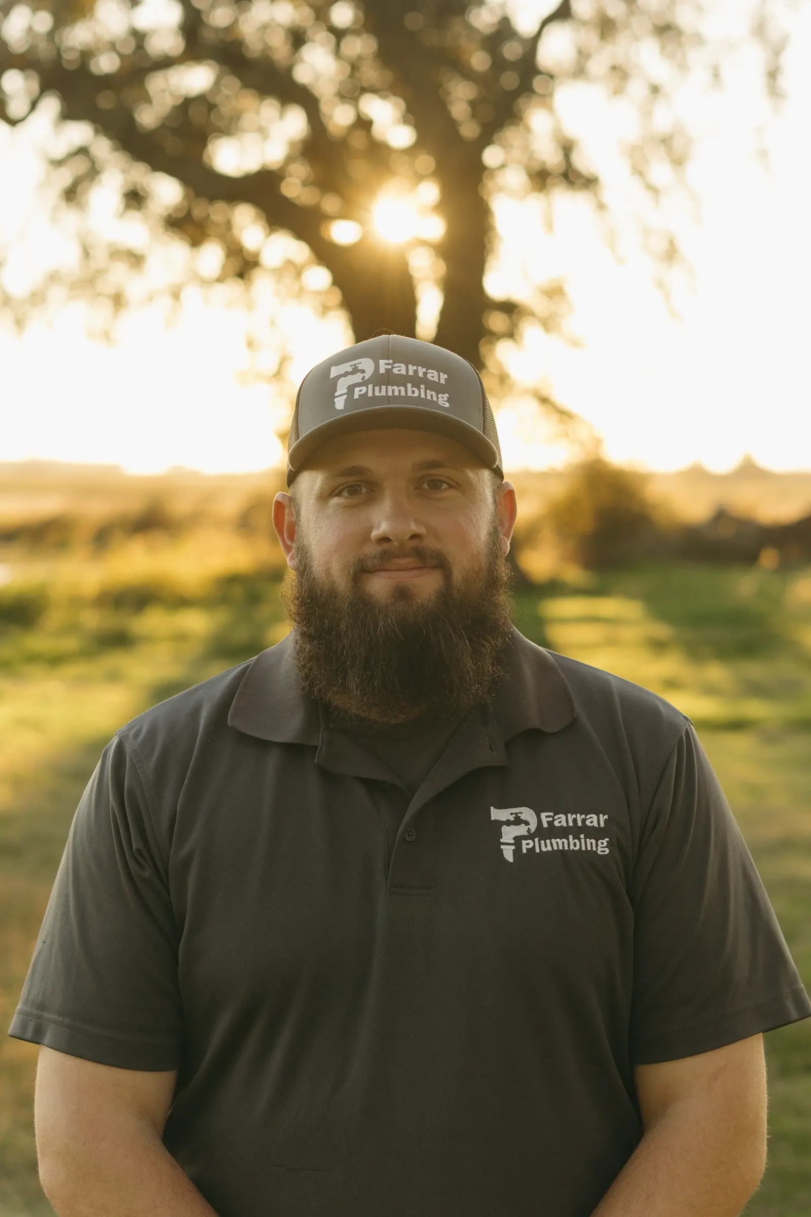 Caleb Farrar, owner of Farrar Plumbing